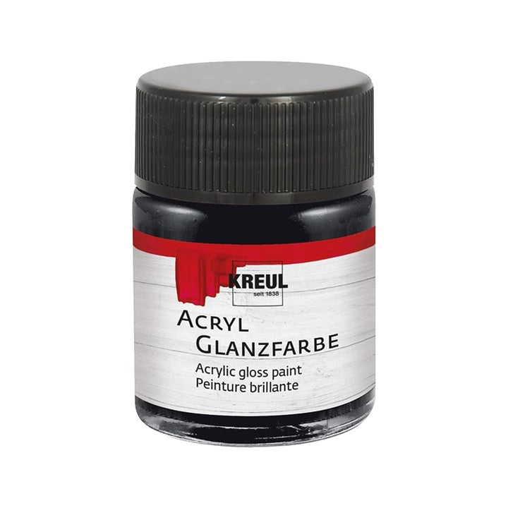 Vernice acrilica lucida KREUL 50 ml – Nero