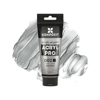 Vernice acrilica metallizzata ACRYL PRO ART Composite 75 ml | diverse tonalità - 002 nero perla