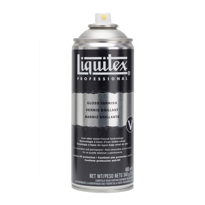 Vernice finale in spray lucida Liquitex 400 ml