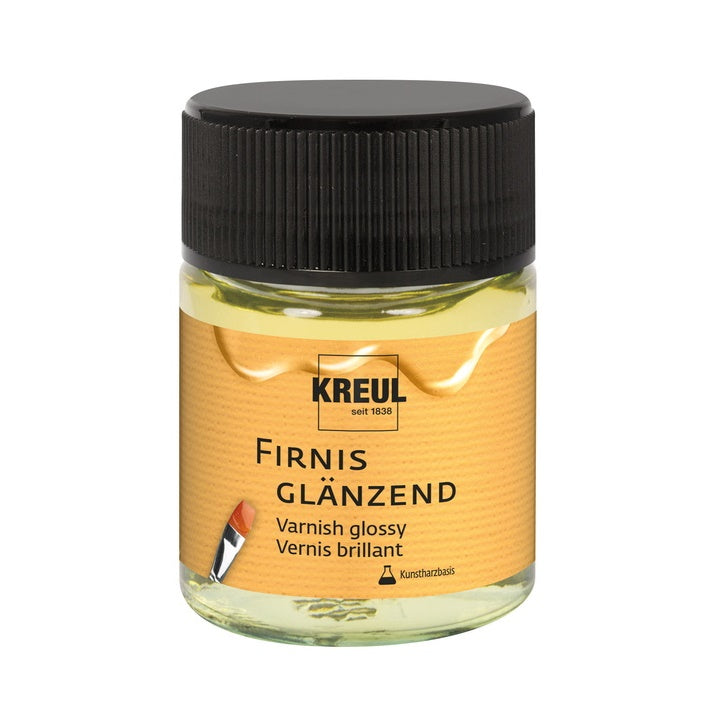Vernice lucida per colori acrilici e ad olio | volumi diversi