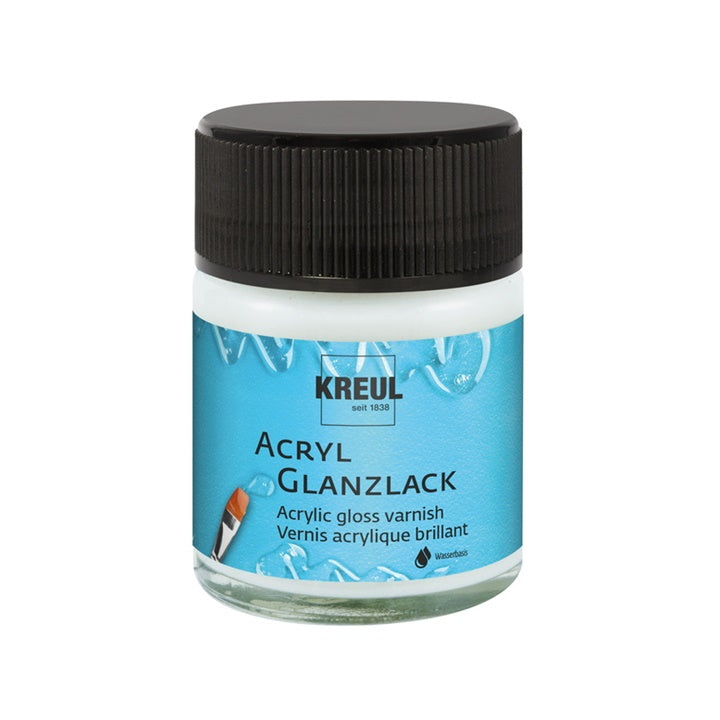 Vernice trasparente a base di acqua - lucida - Hobby Line - 50 / 275 ml | volumi diversi