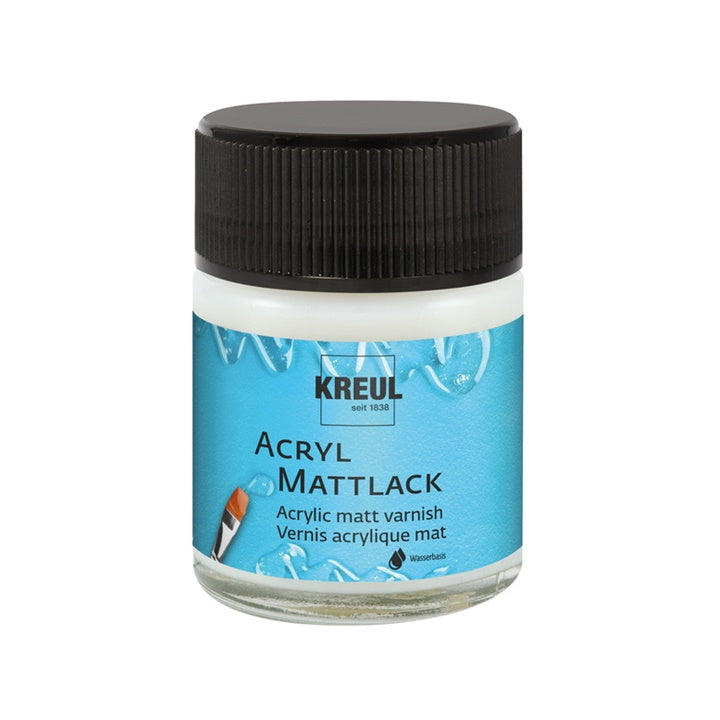 Vernice trasparente a base di acqua - opaca - Hobby Line - 50 / 275 ml | volumi diversi