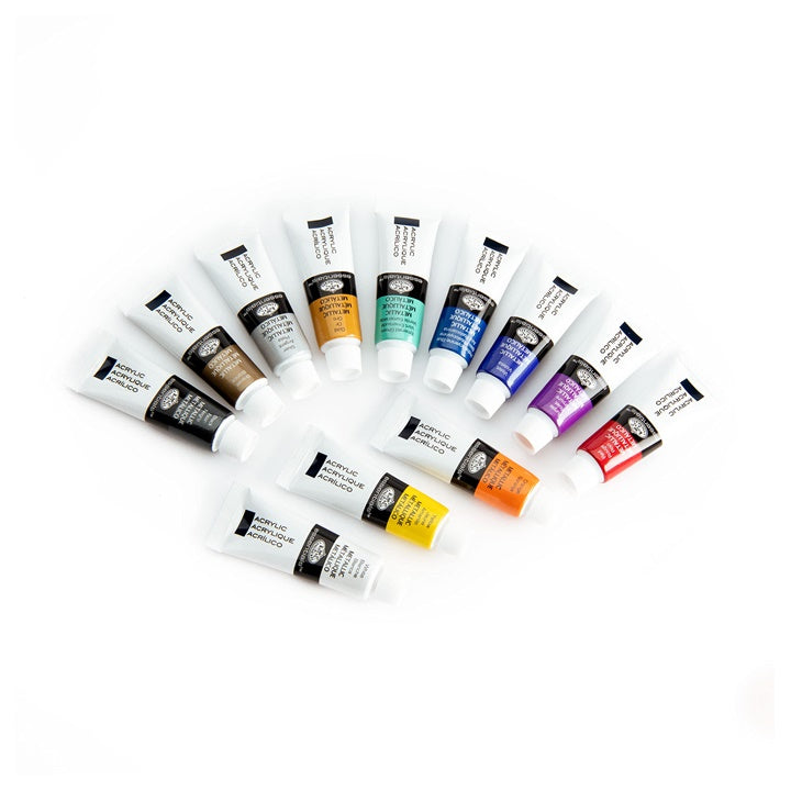 Vernici acriliche metallizzate Royal &amp; Langnickel