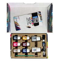 Vernici per pelle Pebeo Setacolor - set di selezione 10 pz.