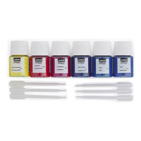 Vernici per tessuti leggeri Pebeo Setacolor 6 x 20 ml