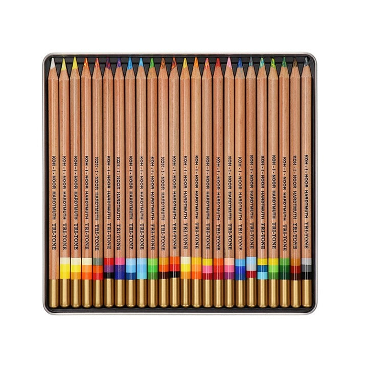 Matite multicolori TRI-TONE KOH-I-NOOR – 24 pz