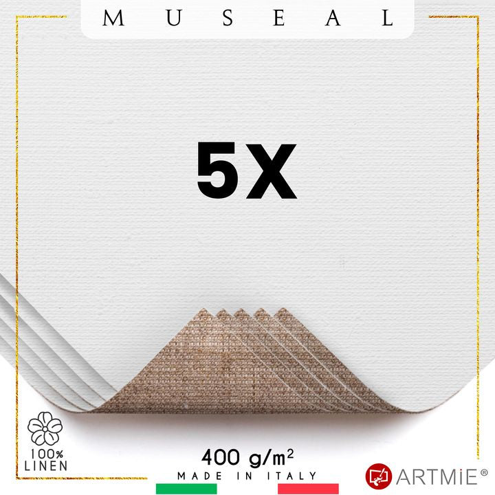 Campioni di tela da pittura  ARTMIE MUSEAL - 5 pz. | dimensioni diverse - 14x14 cm