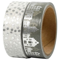Washi tape 2 pezzi – griggio