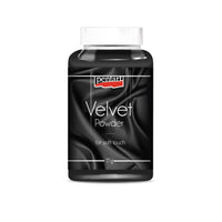 Polvere con un effetto vellutato per la decorazione Pentart – Black 17 g