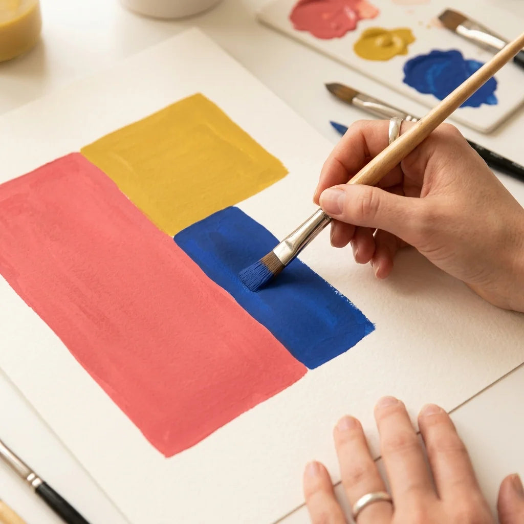 Copertura opaca con gouache El Greco