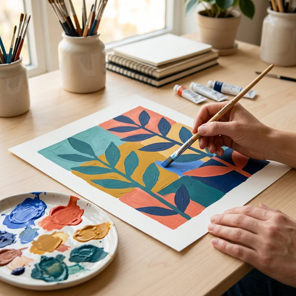 Gouache su carta