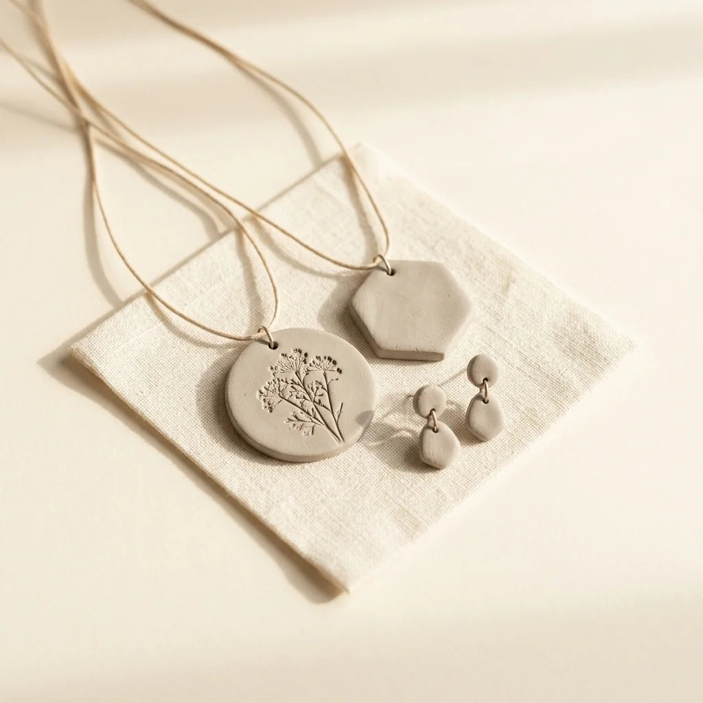 Gioielli in argilla autoindurente Clay with me — ciondoli e orecchini