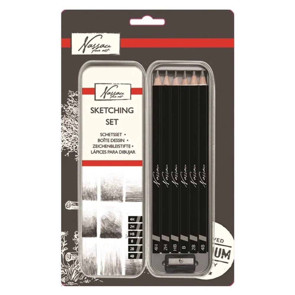 Matite per schizzi set Nassau Fine