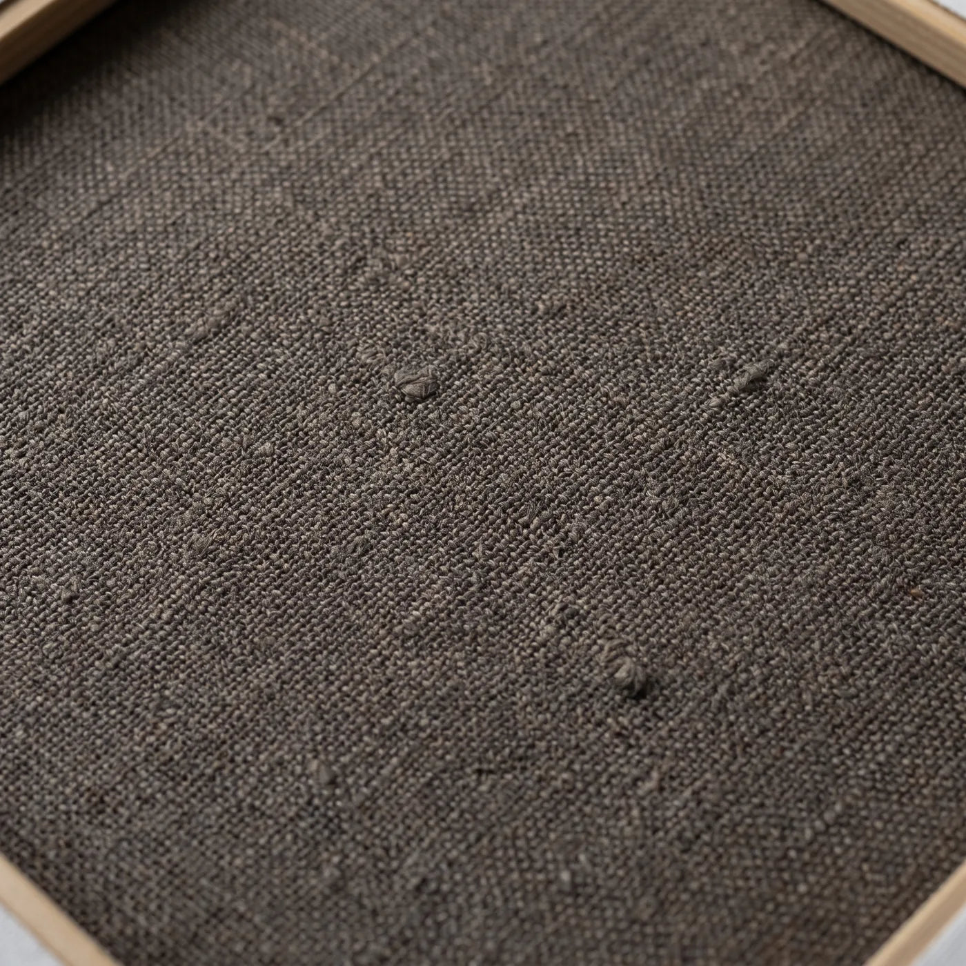 Lino grezzo della tela MUSEAL — trama 12,5 × 12,5 fili/cm²